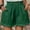 32#Green, variant on Dwaogom Women's Fashion Casual Elastic Waist Solid Color Loose Wide Leg Shorts High Waisted Leggings Boxing Shorts