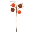 thumbnail image 1 of Ramo de flores de ganchillo hecho a mano, ramo de caqui de ganchillo, flores falsas tejidas para decoración del hogar, decoración de la sala de estar, 1 of 7