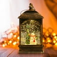 thumbnail image 5 of Dopebox Christmas Decoration Storm Lantern, Christmas Snow Globe Lantern Lighted Christmas Snow Globes Christmas Storm Lantern with Swirling Glitter, Xmas Gifts for Kids Adults (B), 5 of 8