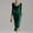 *Green, variant on ClodeEU Women's Velvet Draped Neckline Long Sleeve Dress, Elegant Bodycon Ruched Party Dress Hot Pink,Womens Plus XXL