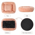 thumbnail image 3 of Sennaux Rectangle Plush Pet Bed Calming Bed for Dogs Cats Kennel Cuddler Crate Cushion Mat Washable, 3 of 6