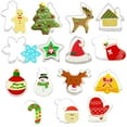 thumbnail image 1 of Toystoory 15 piezas Juego de cortadores de galletas de Navidad de acero inoxidable Formas navideñas Moldes de cortadores de galletas para niños Hogar Herramientas y accesorios para hornear Toystoory HA015707-00, 1 of 6