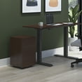 thumbnail image 2 of HON Basyx Commercial-Grade Mobile Wooden Pedestal, Filing Cabinet, Walnut (BSXMWPMW), 2 of 14