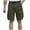 Army Green, variant on Mlzmgr Cargo Shorts for Men Elastic Waist Breathable Cotton Shorts Mens Outdoor Hiking Short Pants