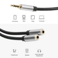 thumbnail image 4 of Cable De Audio De 3,5 Mm Macho A 2 Hembra, 1 Cable De Audio Dividido En 2, Estéreo De Alta Elasticidad Chapado En Oro Para Teléfono Inteligente Para Reproductor De DVD Y CD Para YLSHRF Astilla 0,3 m/11,8 pulgadas, 4 of 8