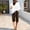 #311-Brown, variant on Womens Shorts Elastic Drawstring Waist Side Pocket Rolled Hem Solid Soft Breathable Casual Linen Shorts for Summer Gift