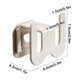thumbnail image 3 of Zapatero Sin Agujeros, Original, No Deja Marcas, Se Monta En La Pared, Diseo Sencillo, Ideal Para La Entrada, Ahorra Espacio, Organizador De Fcil Acceso, Material Plstico Resistente, UKHBMC, 3 of 8