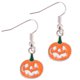 thumbnail image 4 of 1 juego de 4 pares de pendientes de Halloween tallados huecos Pendientes de calavera Pendientes de calavera tallada Accesorios de Halloween (calabaza), 4 of 8