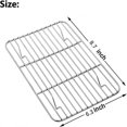 thumbnail image 3 of CUITING Plaque de Cuisson avec Grille 16” x 12” - Ensemble Simple avec Demi-Plateau et Grille en Acier Inoxydable pour Cuisson, 3 of 7