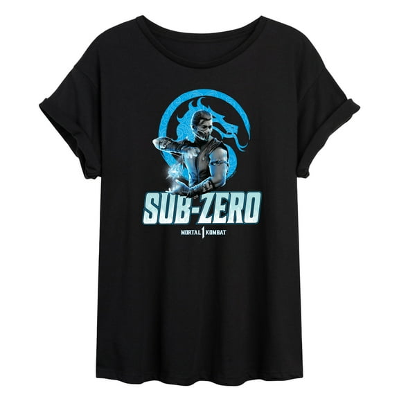 Mortal Kombat - Sub Zero Mk1 - Juniors Ideal Flowy Muscle T-Shirt