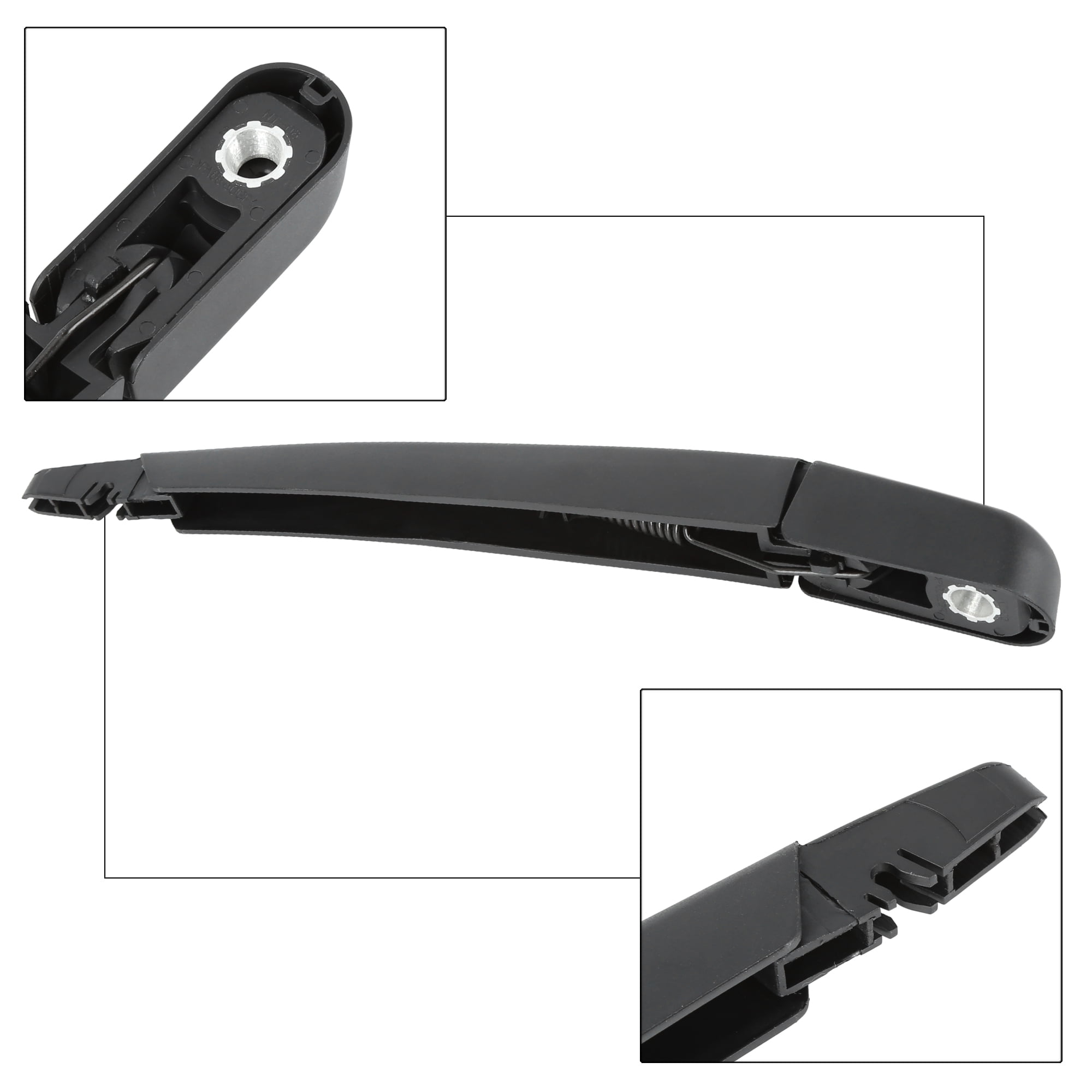 Unique Bargains 12" Durable Rear Windshield Wiper Blade Arm Set for Nissan Juke 2010-2020