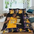 thumbnail image 2 of Bedding Set For Kobe Bryant Comforter Set Cute Duvet Cover Sets Super Soft For Kids Teens Bedroom Gifts,1 Duvet Cover with 2 Pillowcases Full 3 Piece, 2 of 6