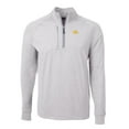 thumbnail image 2 of Men's Cutter & Buck  Heather Gray Iowa Hawkeyes Big & Tall Adapt Eco Knit Quarter-Zip Pullover Top, 2 of 3