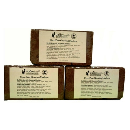 - Natures Distributing 300 Gram Coco Peat Brick - 3 Pack