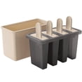 thumbnail image 4 of Coofit Ice Cream Mold Creative 4-Cavity Plastic Ice Pop Mold Ice Cube Mold for Kitchen, 4 of 10