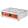 thumbnail image 3 of VEVOR Chocolate Tempering Machine, 26.5 Lbs 3 Tanks Chocolate Melting Pot TEMP Control 86~185℉, 1500W Stainless Steel Electric Commercial Food Warmer For Chocolate/Milk/Cream Melting and Heating, 3 of 9