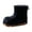 Black, variant on Lightweight Girls Rain Boots for Outdoor Weather Kids Rubber Boots with Soft Sole for Winter Use for Cold Days Pink 180