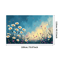 thumbnail image 3 of LUUFILx Floral Daisy Backdrop Romantic Garden Wall Decoration for Wedding Party Photography Background Scenic Backdrop Banner Event Decors Anniversary, 3 of 7