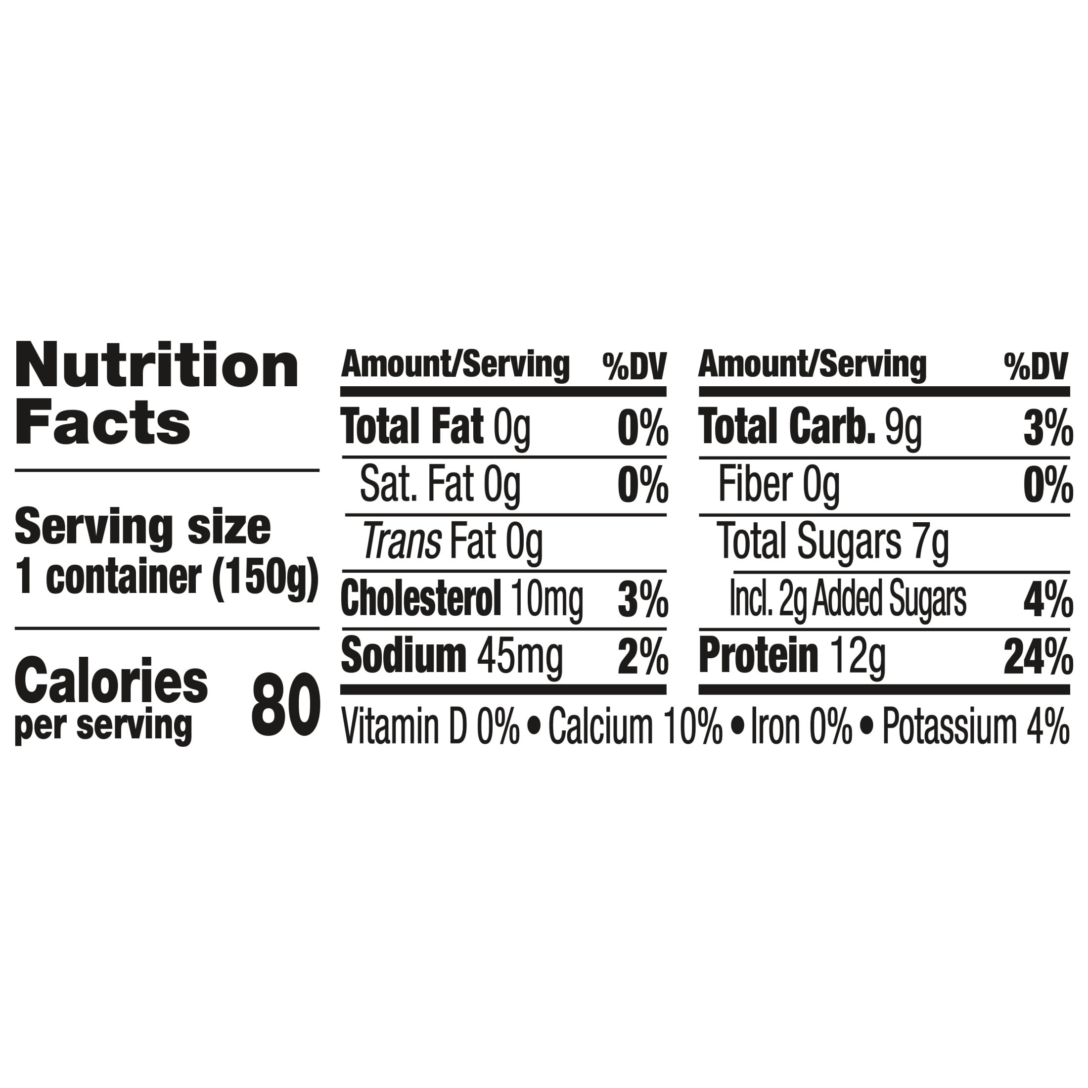 Light + Fit Strawberry Cheesecake Greek Fat Free Yogurt Cup, 5.3 oz
