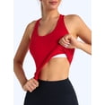 thumbnail image 3 of RUNNING GIRL Women’s Workout Tank Top with Built-in Sports Bra, Criss Cross Back Yoga Crop Tank for Gym Fitness, 3 of 6