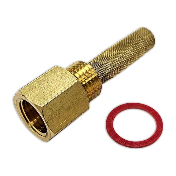 Carburetor Fuel Line Fitting w/ Strainer Fits International Farmall H M Super H MDV O12 T6 W12 W4 Tractor (For IHC carburetor) 29902DX