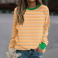 thumbnail image 2 of Pohista Womens Tops Fall Casual Long Sleeve Tops Plain T-Shirts My Items Pullover Sweatshirts, 2 of 5