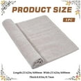 thumbnail image 2 of GORGECRAFT Primary Tufting Cloth Grey 24" x 24" Large Size Square Rug Backing Needlework Fabric Cloth for Knitting Crochet Punch Needle Cut Pile Rug Tufting Gun Rug-Punch Embroidery Gainsboro, 2 of 7