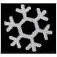 thumbnail image 2 of F.C. Young 16.5" White Iridescent Snowflake Hanging Christmas Decoration, 2 of 2