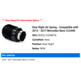 thumbnail image 2 of Rear Right Air Spring - Compatible with 2015 - 2017 Mercedes-Benz CLS400 2016, 2 of 2