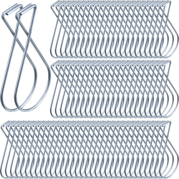 100 Paquetes Clips de Gancho de Techo Ganchos para Azulejos de Techo Clips de Barra en T Clips de Techo abatibles para Oficina Aula Decoración del Hogar y Boda Letrero Colgante de Azulejos Suspendidos