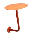 thumbnail image 4 of Flynix 35cm Wall Mounted Table Sofa Side Table, Easy to Install with Screw Round Coffee orange, 4 of 10