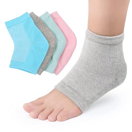Moisturizing Heel Socks, Gel Heel Socks For Dry Cracked Heels, Spa Gel Socks For Foot Treatmen, Foot Skin Care For Women and Men