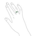 thumbnail image 2 of Bling Jewelry Womens Oval Gemstone Celtic Trinity Knot Ring for BFF Sorority Sister Sterling Silver, 2 of 4