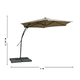 thumbnail image 3 of Sombrilla Lateral Café Tipo Cantilever para Jardín y Terraza | Parasol Exterior con Base Cruzada, 3 of 9