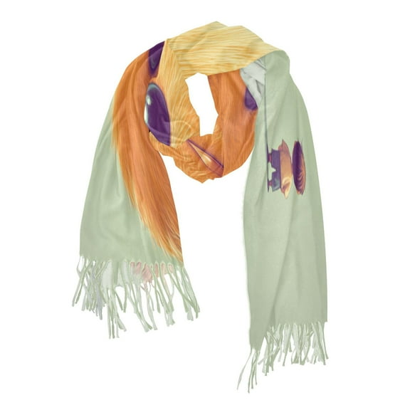 Oversized Yellow Duck and Children Soft Stylish Scarf 86.6''x30.7'' Lightweight and Warm, Breathable