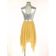 thumbnail image 3 of MSemis Metallic Silver Praise Dance Tunic Worship Liturgical Dance Wear Yellow S, 3 of 6