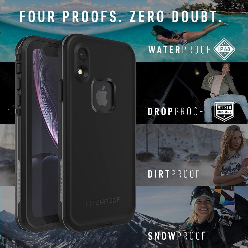 LifeProof FR Series Waterproof Case for iPhone Xs & iPhone X Only - Non-Retail Packaging - Body Surf Cement/Gargoyle/Hawaiian Ocean