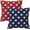 Red Blue Star B, variant on Independence Day Pillow Covers 18x18 Pack of 2 Memorial Day Red and Blue Stars Throw Pillow Covers 4th of July Patriotic Pillowcase Farmhouse Decorative Cushion Case for Home Sofa Outdoor
