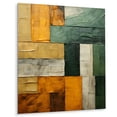 thumbnail image 2 of Designart "Geometric Plains in Cubism III" Cubism Metal Art Living Room, 2 of 5