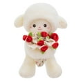 thumbnail image 4 of Tarmeek Plush Toy for 3 4 5 6 7 Year Old Boys Girls,Adorable Wool Doll Toy Lamb with Rose Cap Magnetic Hand Flower Transforms Into Flower Hat,Thanksgiving Birthday Christmas Gifts for Kids, 4 of 7