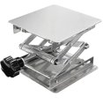 thumbnail image 1 of Mesa elevadora manual de laboratorio YONGSHENG de acero inoxidable plataforma pequeña 100x100mm Color plata, 1 of 4