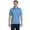 CAROLINA BLUE, variant on Adult 5.2 oz., 50/50 EcoSmart Jersey Knit Polo - 054