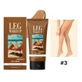 thumbnail image 2 of Leg Makeup Waterproof with Brush, No Transfer Body Concealer, Coverage Body Concealer for Legs, Long-Term Body Foundation Make-up Uniform Skin Skin Moisturizing Leg Cream, 100ML (#3), 2 of 9