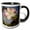 Black/White, variant on 3drose, Photograph of Springtime Apple Blossom with White Petals, 11oz Mug