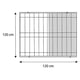 thumbnail image 5 of ventana corrediza con protector blanca 120 x 120 cm (anchoxalto), 5 of 7