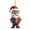 F, variant on Christmas Ornament Cartoon Snowman Santa Claus Pendant 2D Acrylic Xmas Tree Hanging Ornament for Tree Home Car Decor