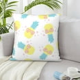 thumbnail image 6 of ZICANCN Fashion Fun Pineapple Glasses Throw Pillow Covers, Bed Couch Sofa Knit Decorative Pillow Covers for Living Room Farmhouse, 18"x18", 6 of 8