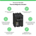 thumbnail image 2 of Disyuntor Square D HOM225CP 25A 2P Plug-On 240V, 2 of 3