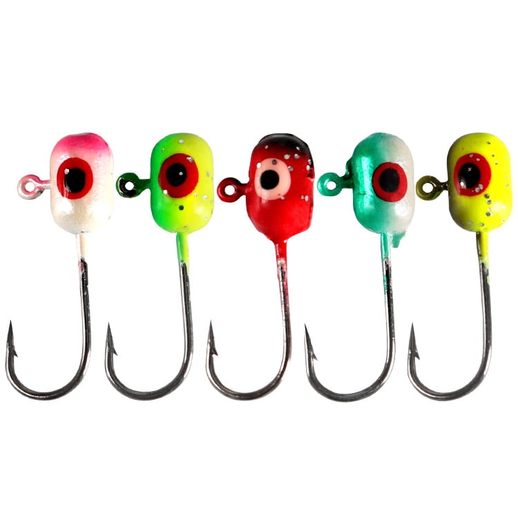 25pcs Fishing Lures Jigs with Hook Mini Small Lead Fish Baits Outdoor Fishing