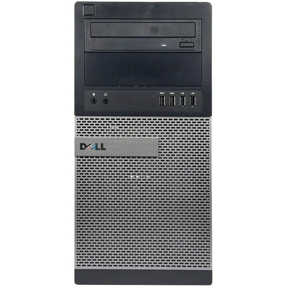 Restored Dell Optiplex 7010 Desktop Tower Computer, Intel Core i5, 16GB RAM, 2TB HD, DVD-RW, Windows 10 Professional, Black (Refurbished)